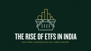The Unstoppable Rise of ETFs in India - Passive Index Funds Growth